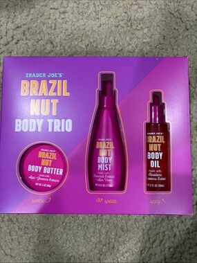 Trader Joe's Brazil Nut Body Trio - Pink Set